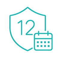 12-month warranty support for eligible products