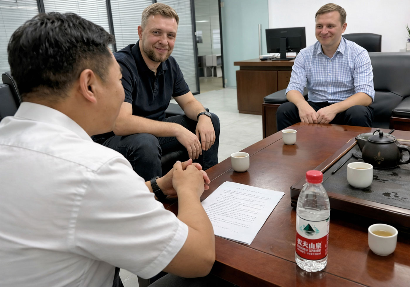 Customer visits at BINQIN ELECTRIC