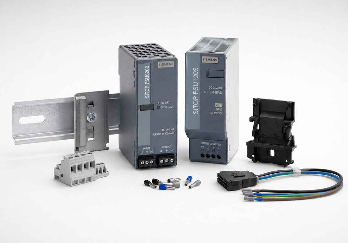Power supplies and industrial accessories