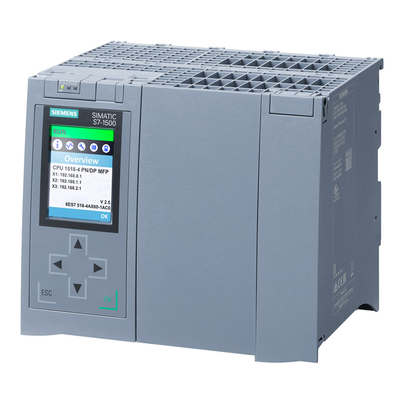 Siemens 6ES7518-4AX00-1AC0 S7-1500 CPU 1518-4 PN/DP MFP Bundle