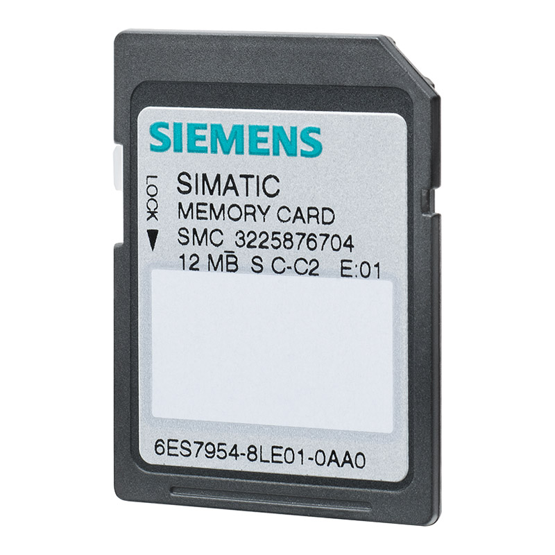 Siemens 6ES7954-8LC03-0AA0 SIMATIC S7 Memory Card 4 MB Siemens 6ES7954-8LC03-0AA0 SIMATIC S7 Memory Card 4 MB