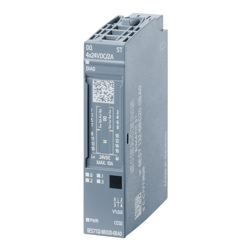 Siemens 6ES7132-6BD20-0BA0 ET 200 Digital Output Module Siemens 6ES7132-6BD20-0BA0 ET 200 Digital Output Module