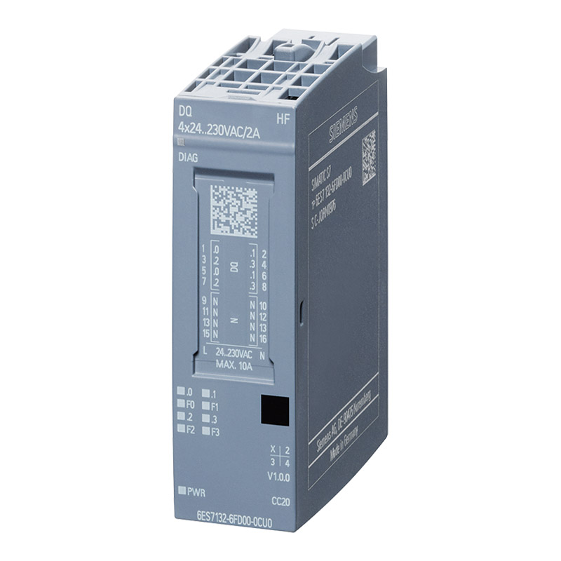 Siemens 6ES7132-6FD00-0CU0 ET 200 Digital Output Module Siemens 6ES7132-6FD00-0CU0 ET 200 Digital Output Module