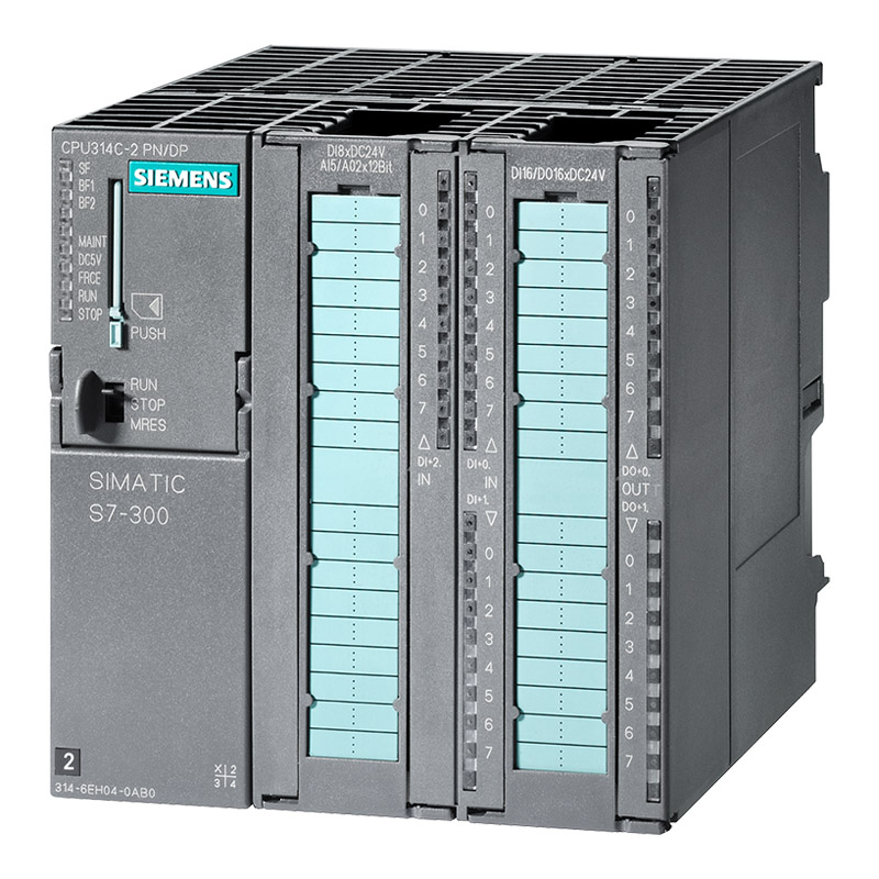 Siemens 6ES7314-6EH04-4AB1 S7-300 CPU 314C-2 PN/DP PLC Module