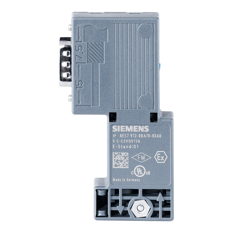 Siemens 6ES7972-0BA70-0XA0 ET 200 PROFIBUS Connector Siemens 6ES7972-0BA70-0XA0 ET 200 PROFIBUS Connector
