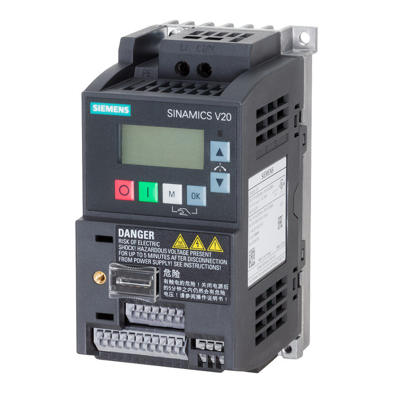 Siemens 6SL3210-5BB13-7BV1 SINAMICS V20 Frequency Converter