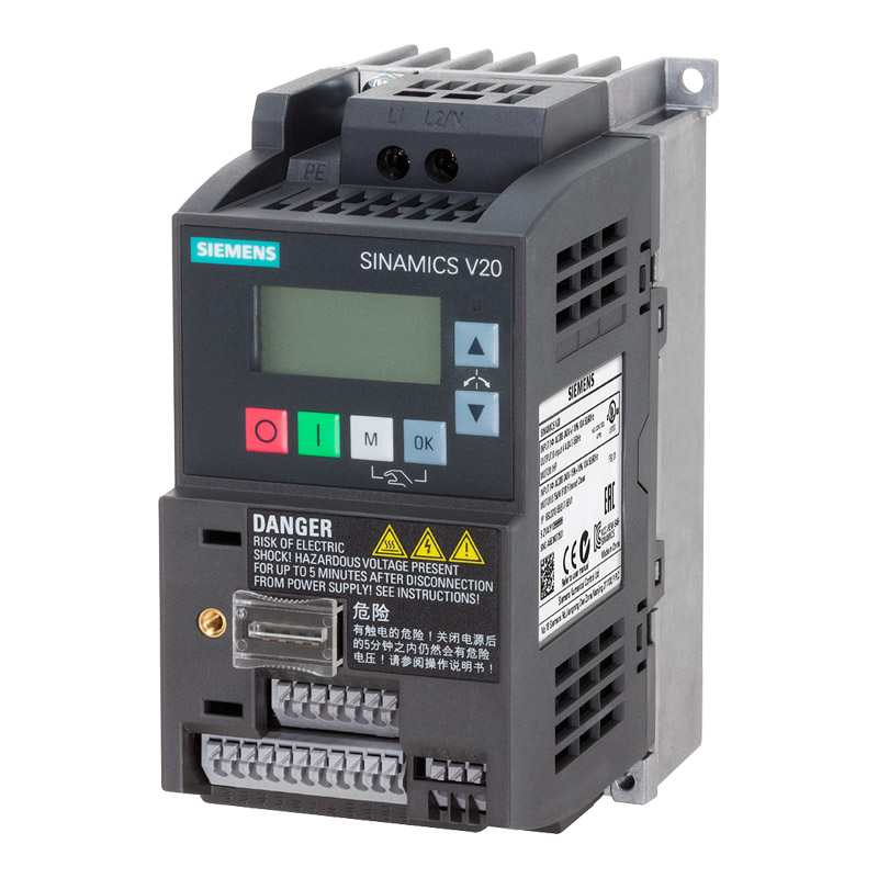 Siemens 6SL3210-5BB17-5BV1 SINAMICS V20 Frequency Converter